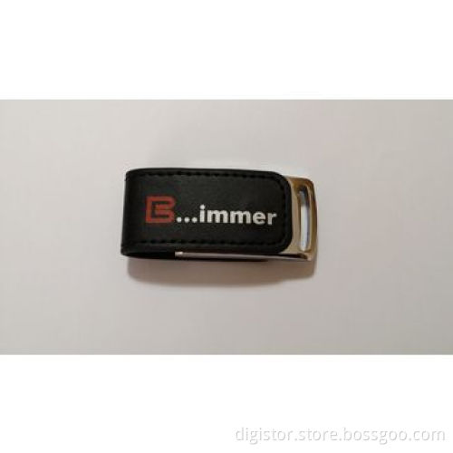 Elegant USB 2.0 leather case, high level